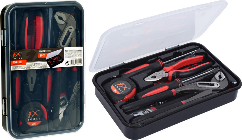 Ensemble d'outils FX-Tools FX-Tools à 9 parties dans le cas