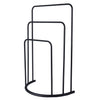 Solutions de salle de bain Solutions de salle de bain Rack de serviettes debout 49.5x75 cm en métal noir