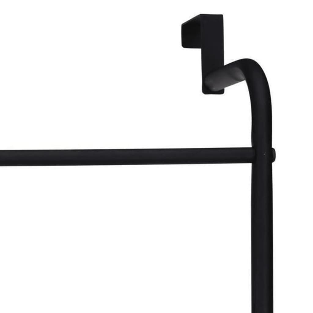 Solutions de salle de bain solutions de salle de bain porte-serviette de porte métal noir