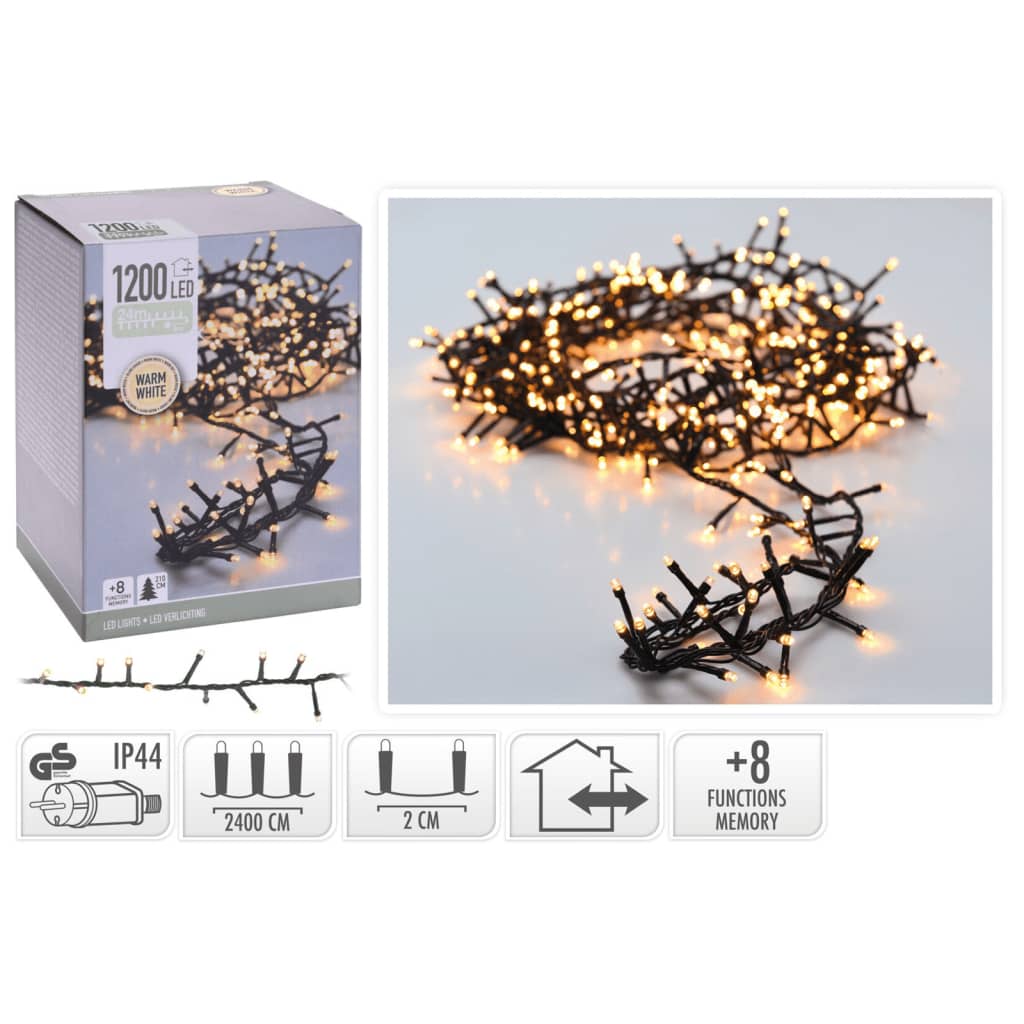 Ambiance Ambiance Light Lights avec 1200 LEDS 24 M