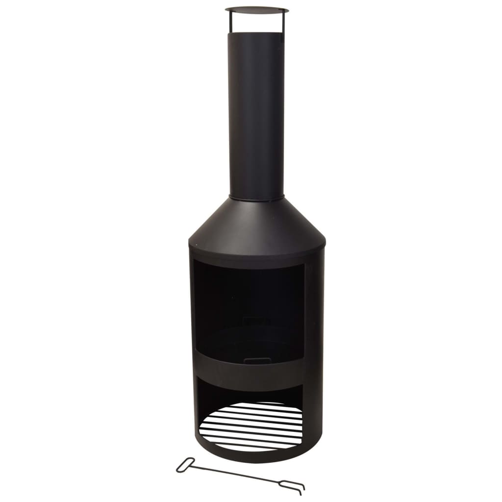 Progarden Progarden Fiche avec cheminée 134 cm en métal
