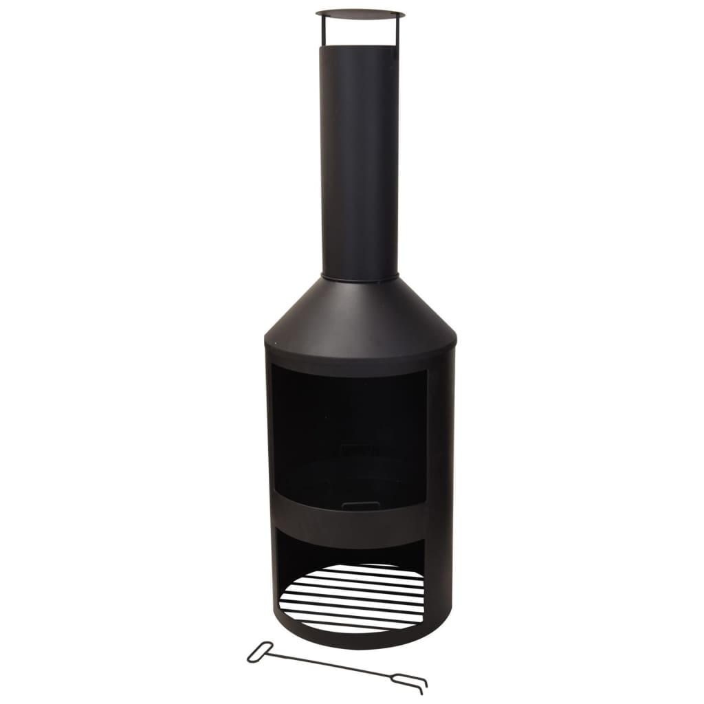 Progarden Progarden Fiche avec cheminée 134 cm en métal