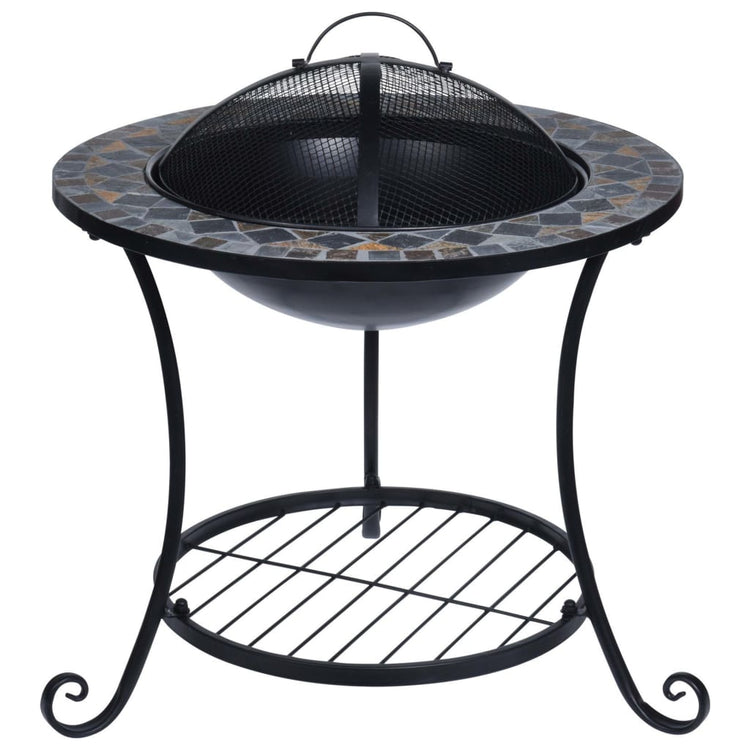 Progarden Progarden Fire Bowl avec conception de mosaïque 58x58x44 cm