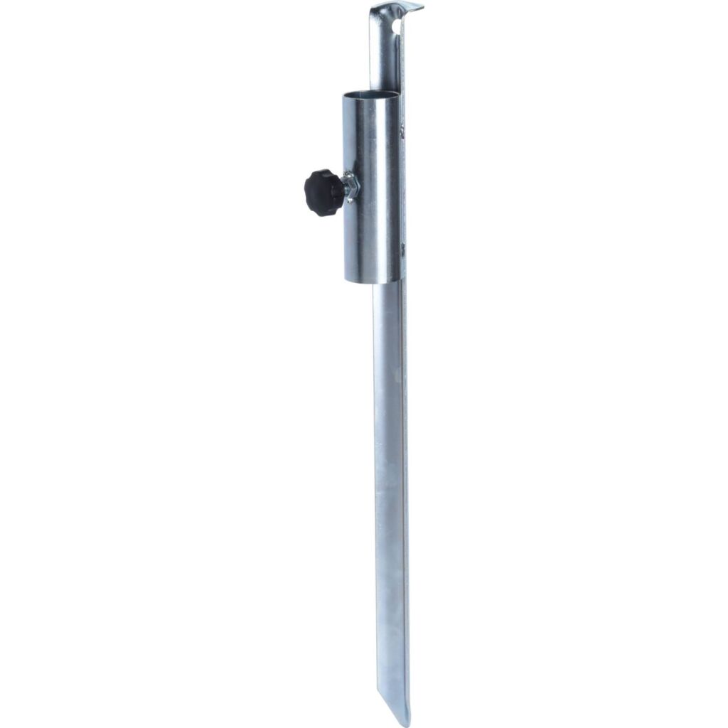 ABI PARASOL SUPPORT 49CM, 498GR, MÉTAL avec zinc