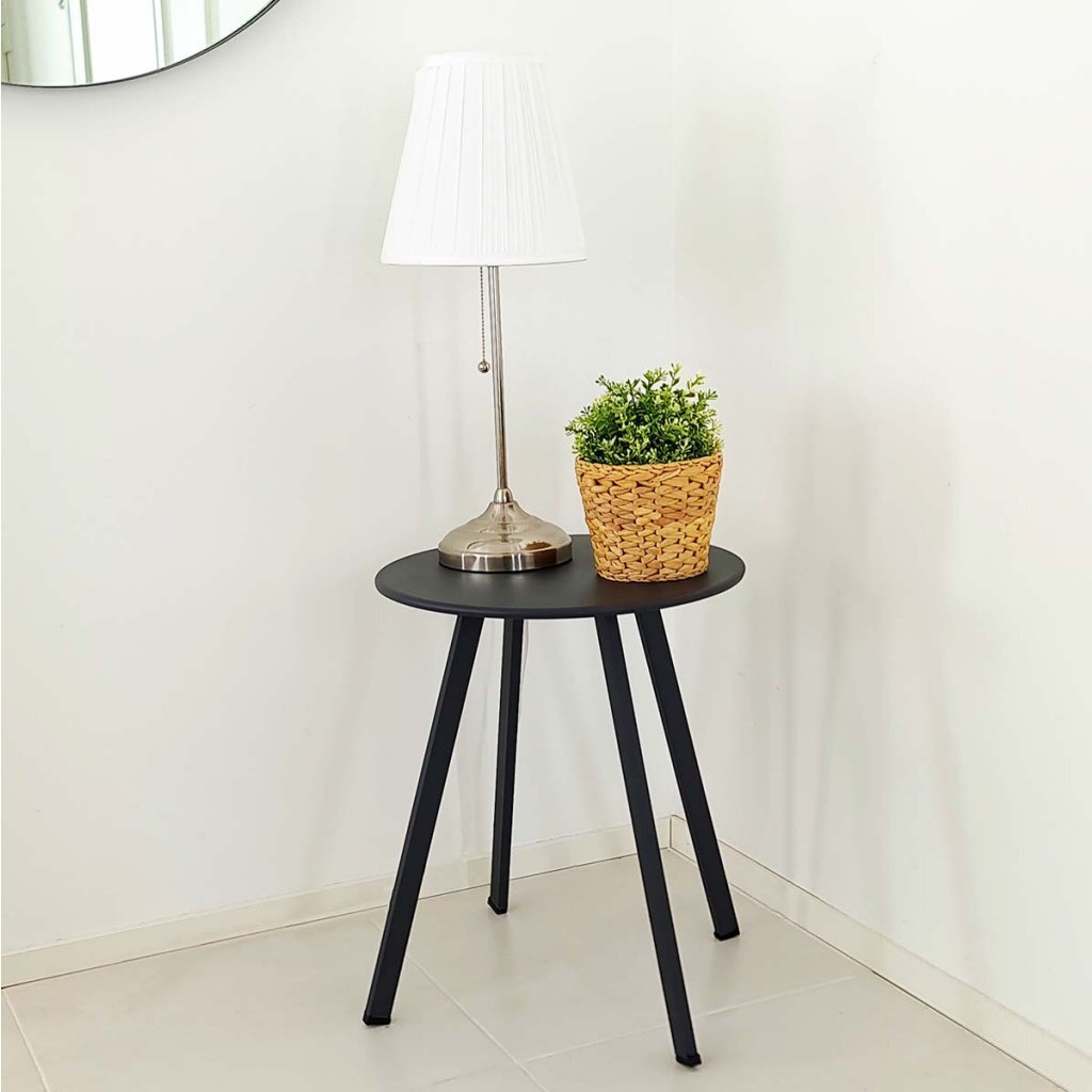 Pro Jardin Pro Table en métal 40x49 cm Matt Gris foncé