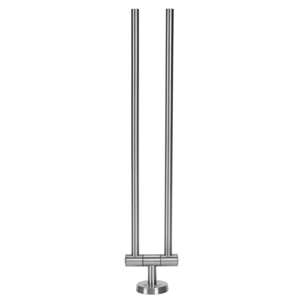 Solutions de salle de bain Solutions de salle de bain TIle de serviette double 50 cm en acier inoxydable
