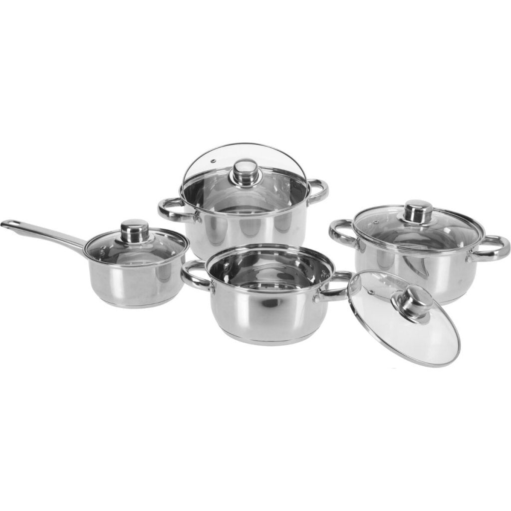 Excellent entrepôt Houseware en 8 parties Ensemble d'acier inoxydable