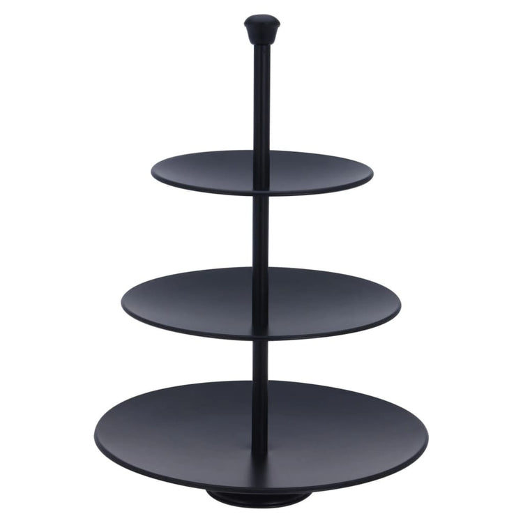 Excellent ustensine ménage etagère 3-laags 36,5 cm noir mat