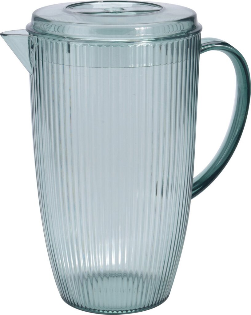 Excellent ustensine maison Sapkan Schenkkan Carafe avec couvercle de 2,5 L vert transparent