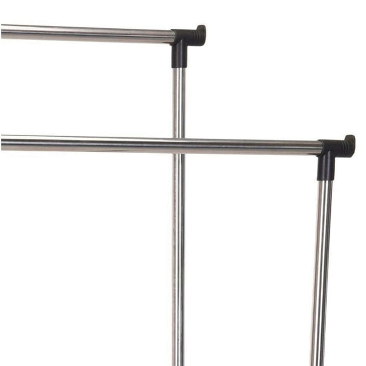 Solutions de stockage Solutions de stockage Rack de vêtements avec roues doubles 80x42x (90-160) cm