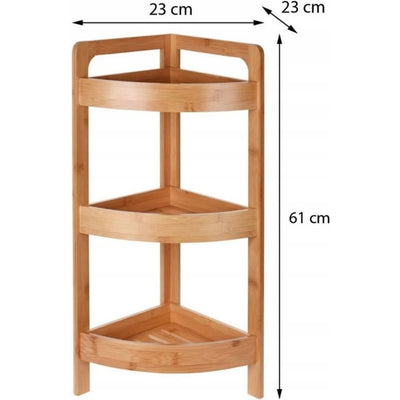 Solutions de salle de bain Solutions de salle de bain Rack de salle de bain Bamboo à 3 couches