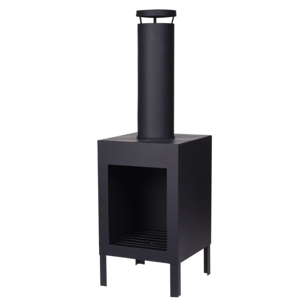Progarden Progarden Fire entendu avec Chimney 100 cm noir