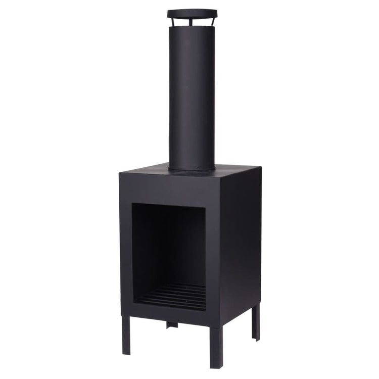 Progarden Progarden Fire entendu avec Chimney 100 cm noir