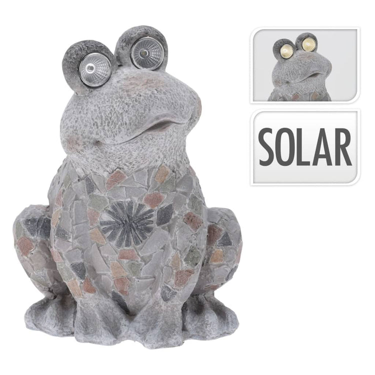 Progarden Progarden Garden Decoration Frog avec l'éclairage solaire MgO