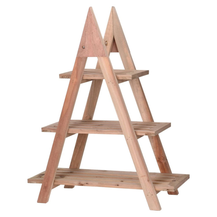 H-S Collection H S Collection Plant Rack avec 3 niveaux 48x32x79 cm Bois