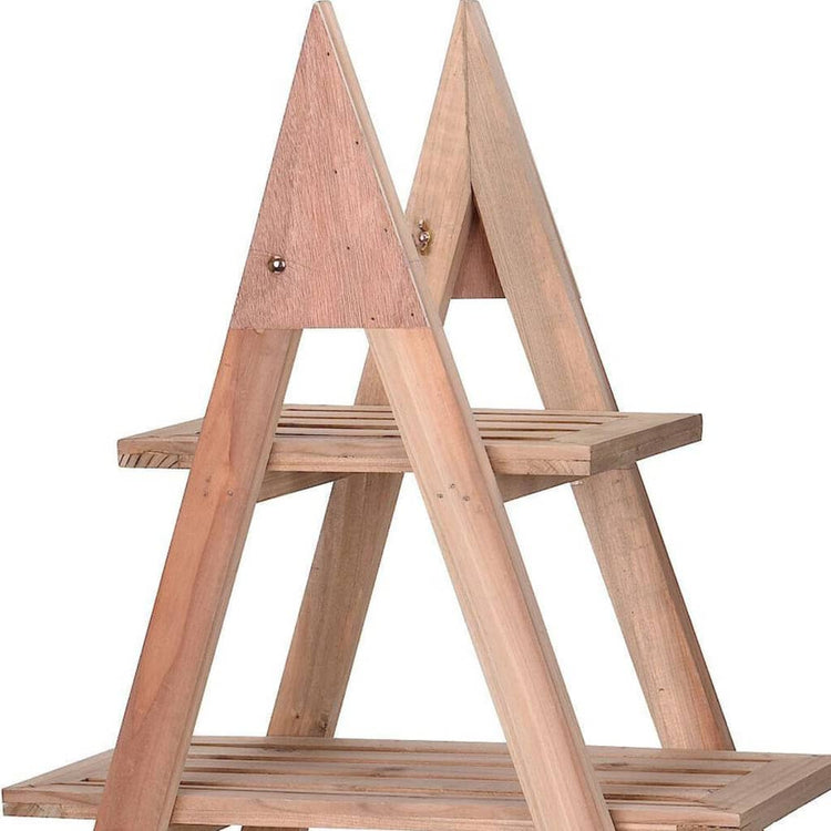 H-S Collection H S Collection Plant Rack avec 3 niveaux 48x32x79 cm Bois