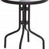 Table du balcon en verre rond du jardin professionnel 60x70cm