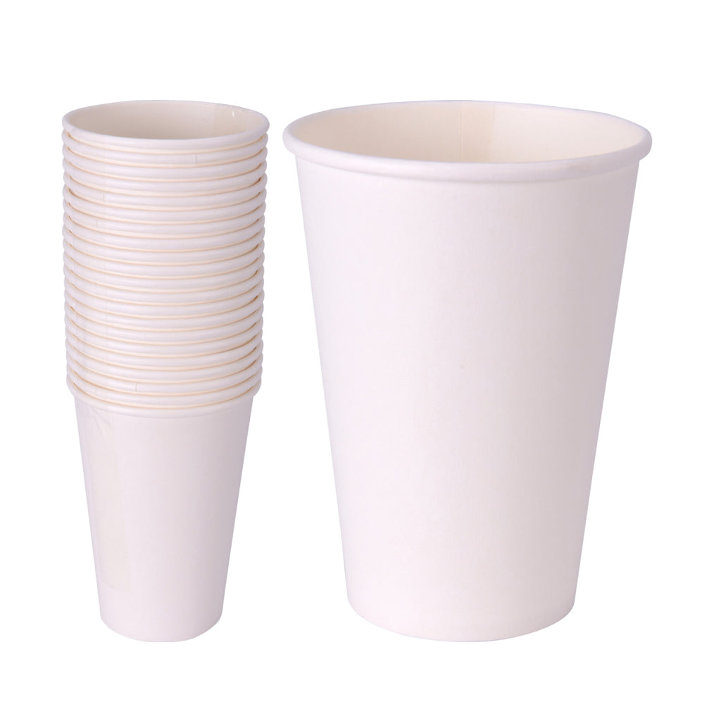 Cupes en papier de base 350 ml blancs