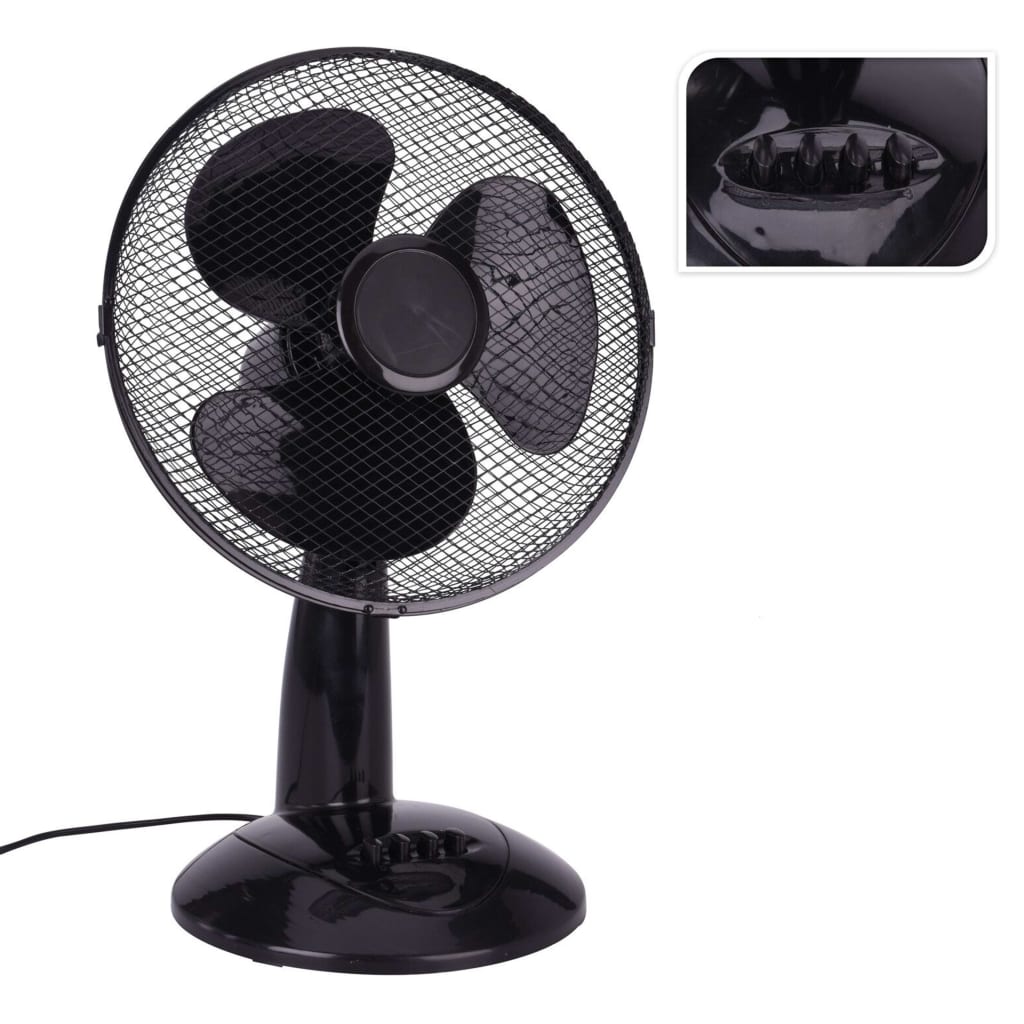 Excellent ventilateur de table électrique électrique 45 w noir