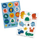 Feuilles d'autocollants Bora 2 x A6. mer. (5 ensembles)