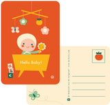Carte postale Bora bonjour lit bébé - afbeelding 1
