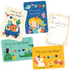 Invitation 6 cartes voiture dans emballage