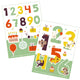 Feuilles d'autocollants Bora 2 x A6. Nombres. (5