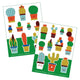 Feuilles d'autocollants Bora 2 x A6. cactus. (5