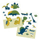 Feuilles d'autocollants Bora 2 x A6. dinosaurerr.