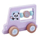 Studio Circus Studio Circus Houten Activitiestuto Panda Purple