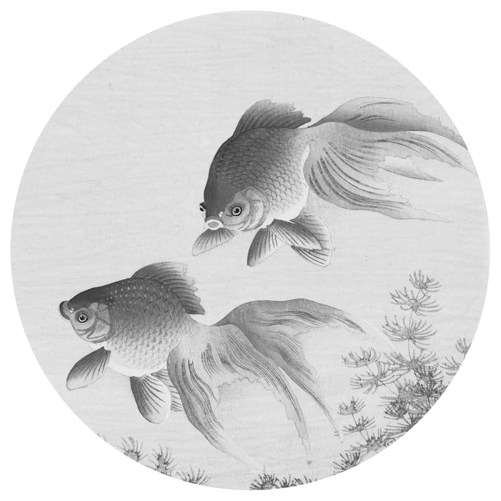 Wallart Wallart Wallow Circle deux poissons rouges 190 cm