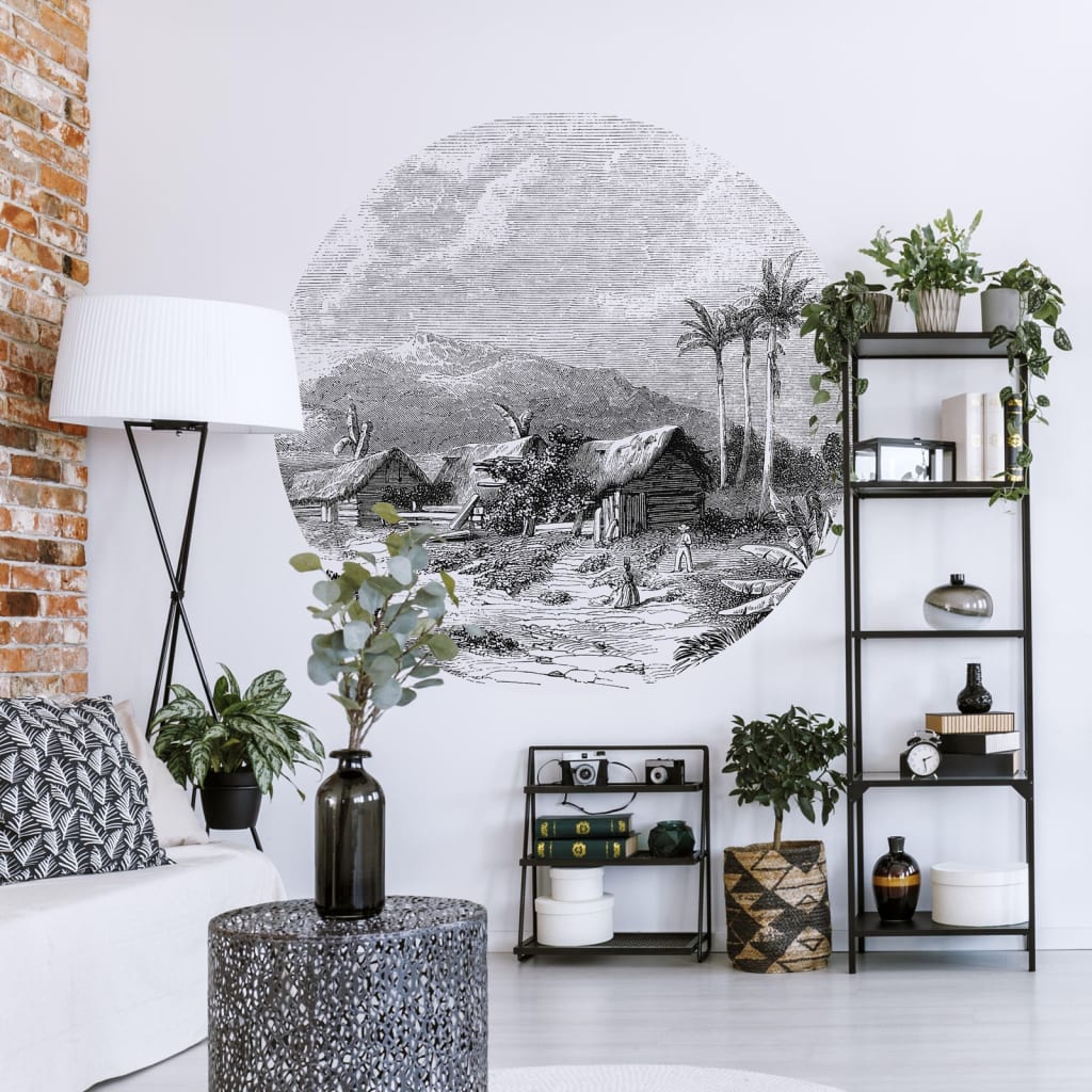 Wallart Wallart Wallow Circle Landage de Guadeloupe 190 cm
