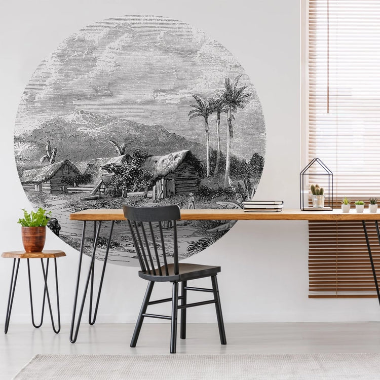 Wallart Wallart Wallow Circle Landage de Guadeloupe 190 cm