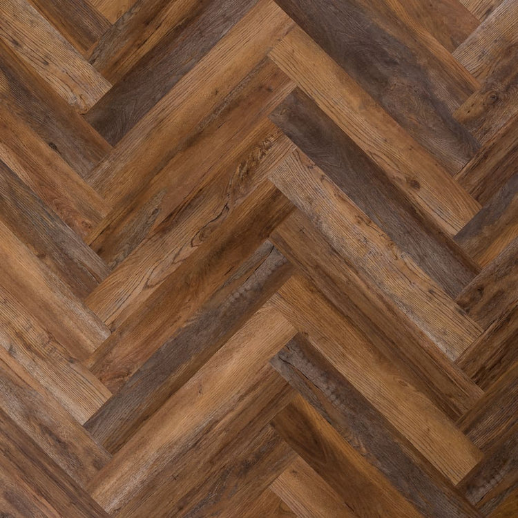 WALLART WALLART PLANKEN WOOD-Look Schuurhout Oak Oak Bruin