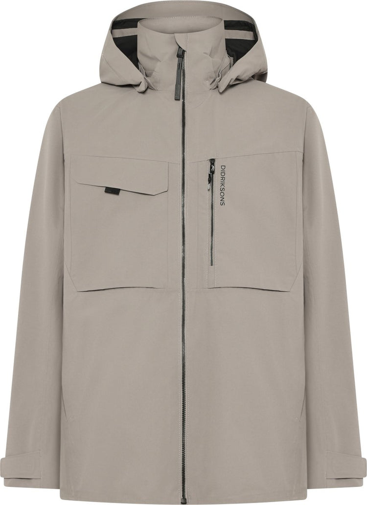 Didriksons aston usx jkt 5 veste d'extérieur unisexe - marron cendré