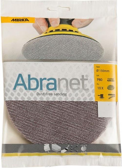 Disques abrasifs écologiques Mirka abranet 150mm *petit paquet* - p240