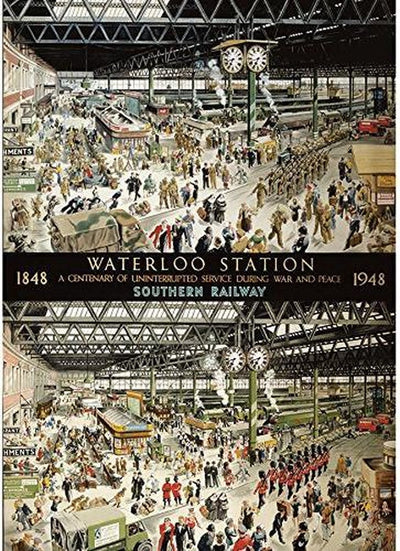 Gibsons - station de Waterloo (par Helen mckie) - 1000 pièces 68×49cm (l×h) - puzzle pour adultes