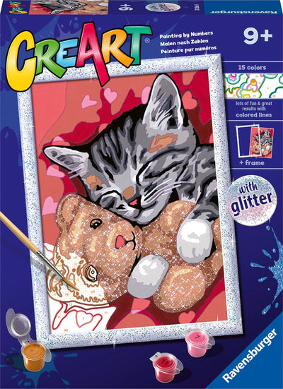 Ravensburger Creart peinture sur numéro de chaton paisible