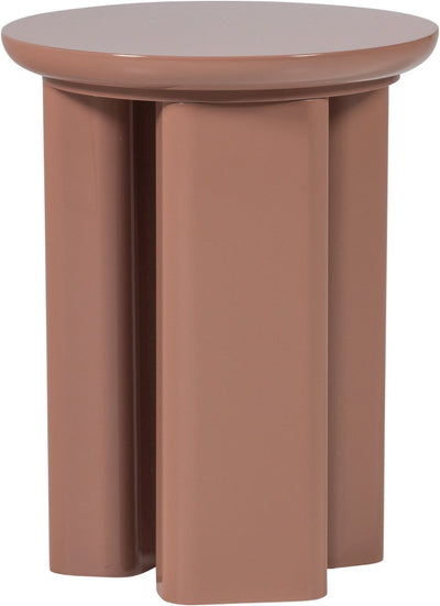 Table d'appoint Woood orivo - bois - vieux rose brillant - 50x40x40