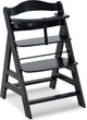 Hauck chaise haute alpha+ noir - Bois de hêtre certifié FSC® - noir