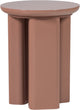 Table d'appoint Woood orivo - bois - vieux rose brillant - 50x40x40