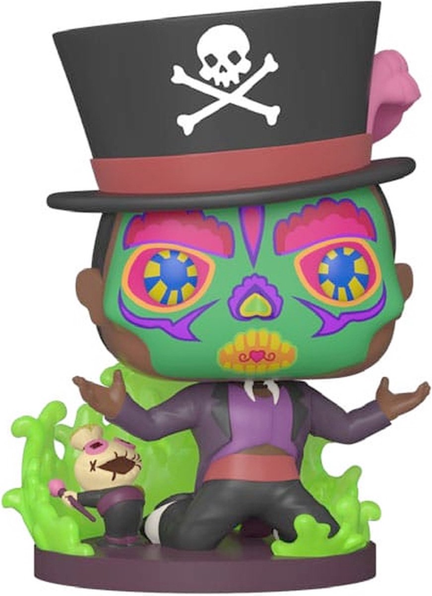Disney funko la princesse et la grenouille - : les méchants pop ! Animateur Sugar Skull avec socle édition spéciale figurine de collection 9 cm - multicolore