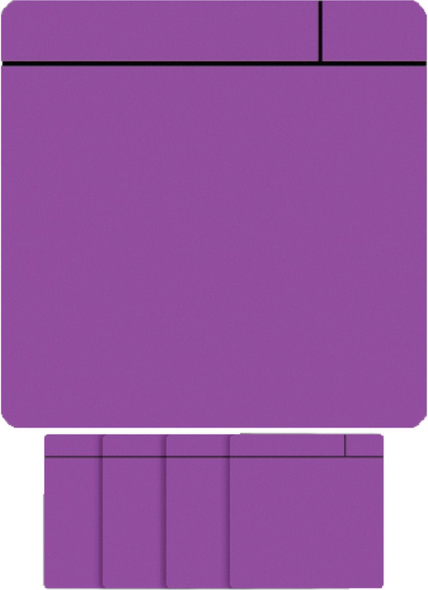 Scrum magnétique visuel Smit - 75x75mm - violet - 5 pièces