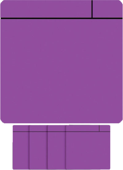Scrum magnétique visuel Smit - 75x75mm - violet - 5 pièces