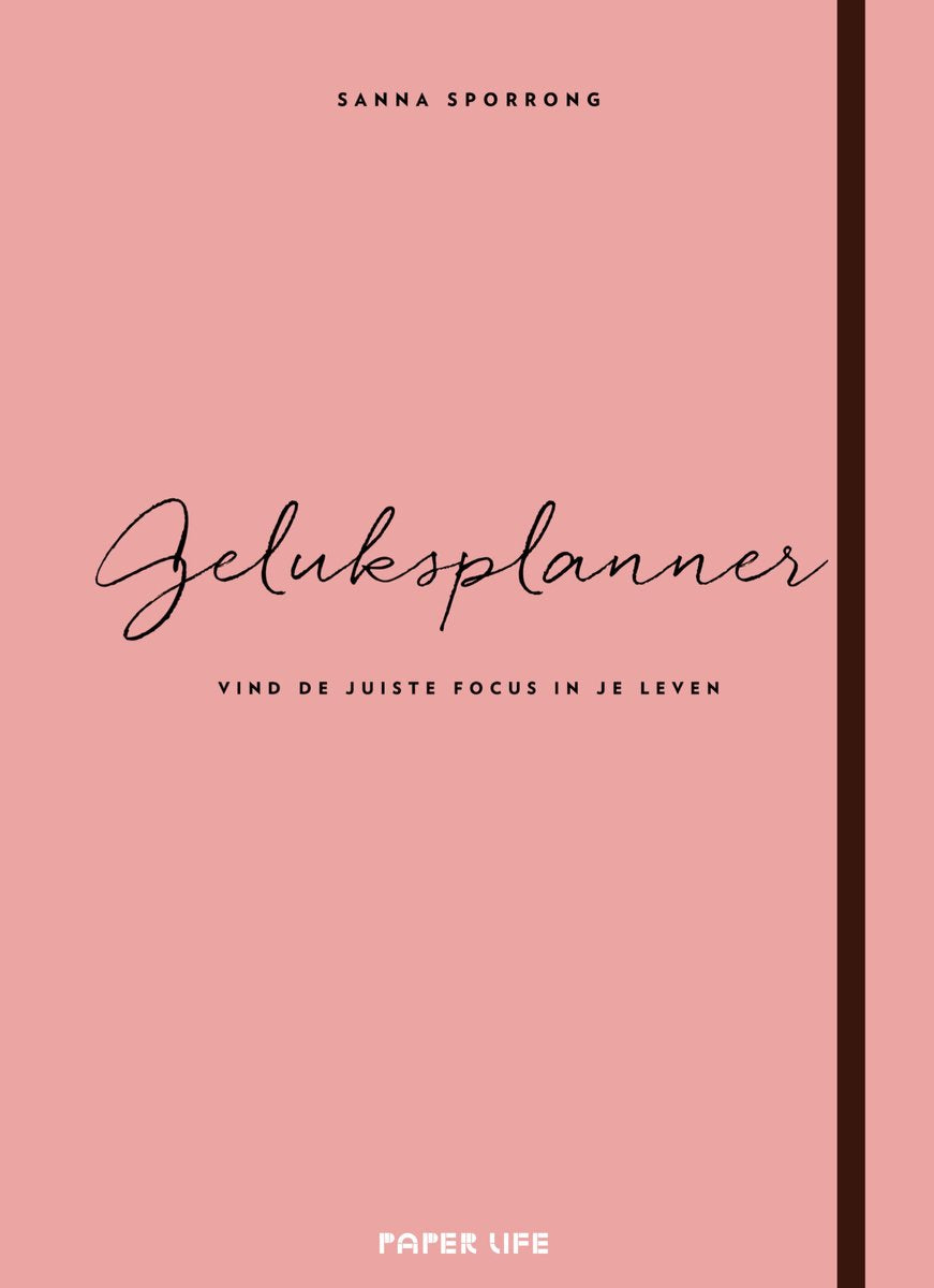 Planificateur de bonheur de vie en papier