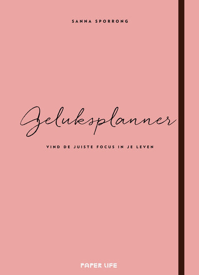 Planificateur de bonheur de vie en papier