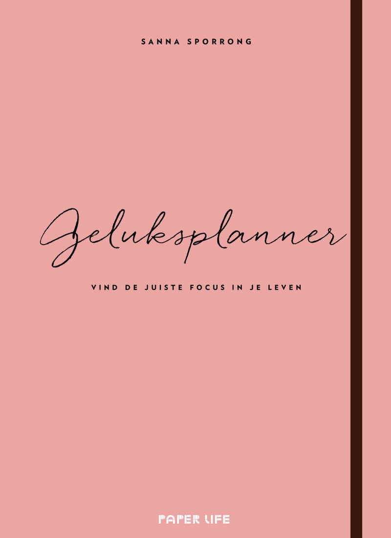Planificateur de bonheur de vie en papier