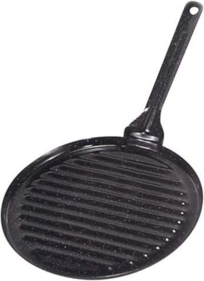 Garcima poêle à griller 22 x 42 cm céramique noire
