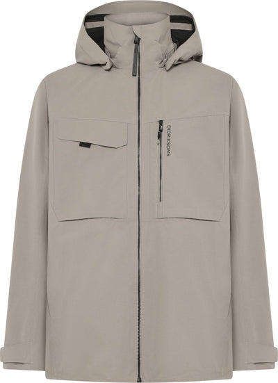 Didriksons aston usx jkt 5 veste d'extérieur unisexe - marron cendré