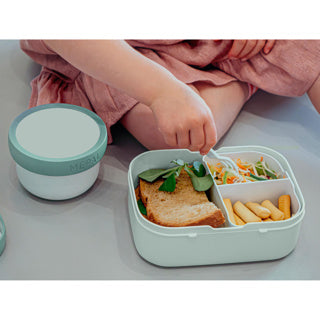 Mepal lunch box campus - 750 ml - boîte à lunch avec compartiments pour enfants - convient pour 4 sandwichs - puissance princesse